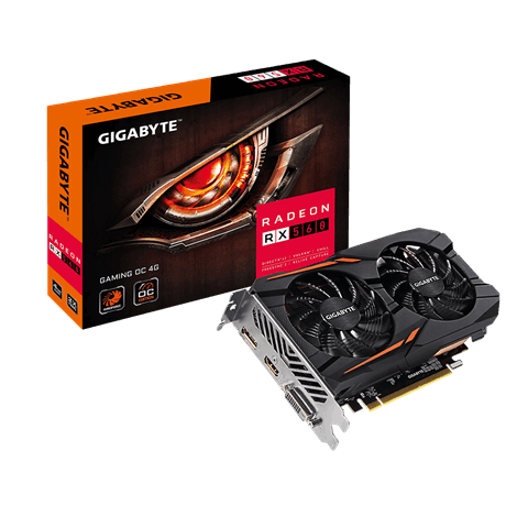 VGA Gigabyte Radeon™ RX 560 Gaming OC 4GB GDDR5 128bit _ RX560GAMING OC-4GD _618S